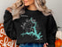 Black sweatshirt with "Lake Harding Georgia" and compass rose design.