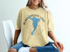 Yellow t-shirt with "Black Canyon Lake Arizona" text and compass design.