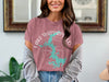 Pink t-shirt with Lake Wappapello Missouri map and compass design.