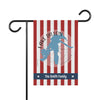 Garden flag with red and white stripes, Lake Dillon map, and "The Smith Family".