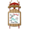 Sled ornament with "Merry Christmas FROM Green River" text.