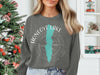 Graphic sweatshirt with Honeoye Lake map and compass design.