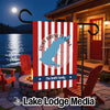Garden flag with Mississippi map, "Ross Barnett Lake," and "The Smith Family."