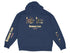 Navy hoodie with "BENBROOK LAKE TEXAS" text and lake-themed graphics.