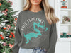 Pine Flat Lake California map and compass design on a gray sweatshirt.