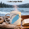 Mug with "Rattlesnake Lake Washington" and a lake outline.