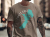 T-shirt with turquoise Eagle Lake shape design and "CALIFORNIA" text.