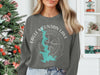 Dark gray sweatshirt with "Eagle Mountain Lake Texas" and compass graphic.