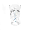 Clear glass with "Bluestone Lake" and a compass graphic.