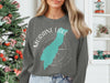 Grey sweatshirt with Moraine Lake graphic and Alberta text.