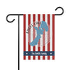 Customizable flag with "The Smith Family" text, Eagle Lake California map, and red and white stripes.