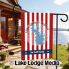 Personalized flag for Lake Stanley Draper, Oklahoma, for The Smith Family.
