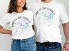 White t-shirts with "Lake of the Ozarks Missouri" text and compass map graphic.