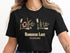 Black t-shirt with "LAKE ALABAMA BANKHEAD LAKE" text and nautical graphics.