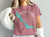 T-shirt with Chautauqua Lake map outline and compass design.
