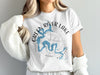 White t-shirt with Green River Lake Kentucky map and compass design.