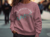 Rose sweatshirt with Old Hickory Lake Tennessee graphic and compass rose.