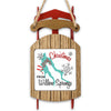 Christmas ornament with a sled design and "Merry Christmas from Willow Springs" text.