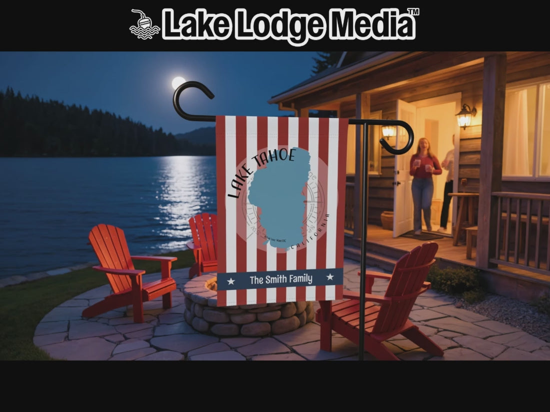 Translation missing: en.Your Custom Lake House and Garden Flag | Patriotic Flag for Cabin and Lake Home | Personalized Outdoor Welcome Banner